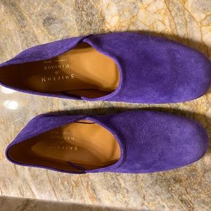 Men's Shipton Heneage purple slippers